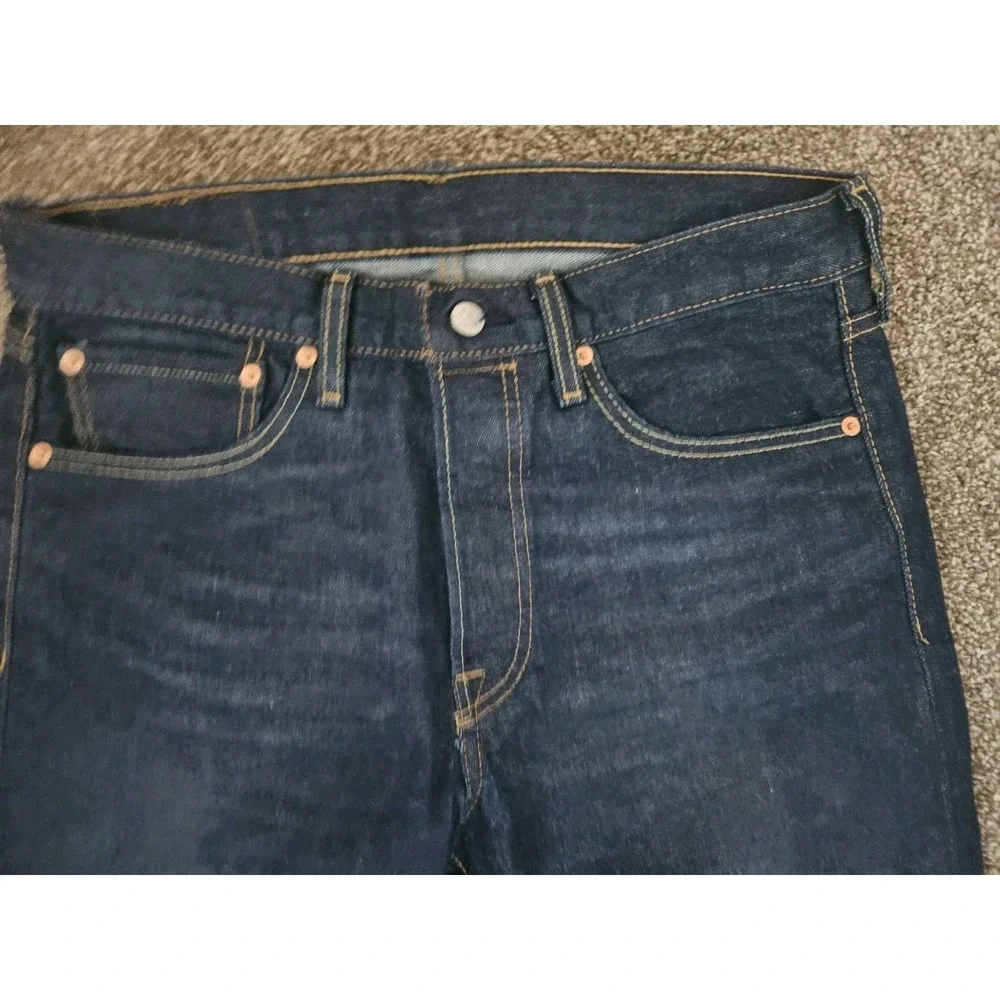 NWOT‎ Levi's Men's 501  Button Fly Original Fit Jeans Anchor 32W x 36L 005012501